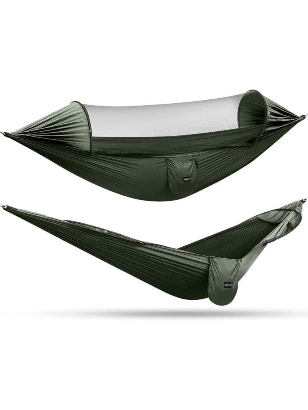 Large Portable Camping Hammock with Mosquito Net for 2, 440lb Capacity, Durable